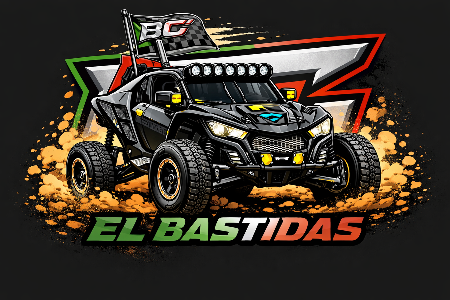 EL BASTIDAS UTV STICKER