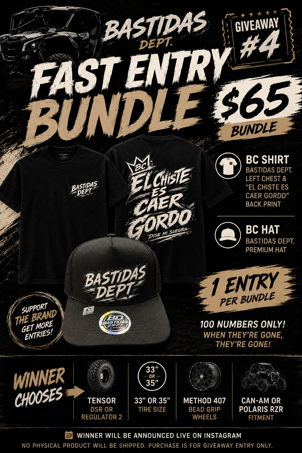 GIVEAWAY ENTRY EL CHISTE COMBO
